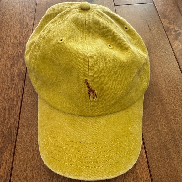 San Diego Hat Company Accessories - San Diego Zoo Giraffe Embroidered Baseball Cap – Yellow – Adjustable